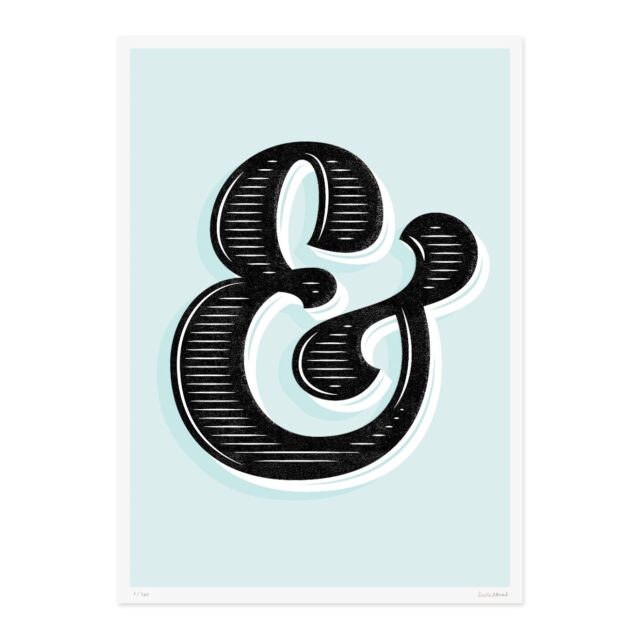Ampersand A3 Poster
