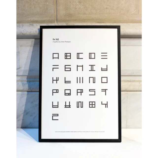 James Thompson De Stijl A Z Typography