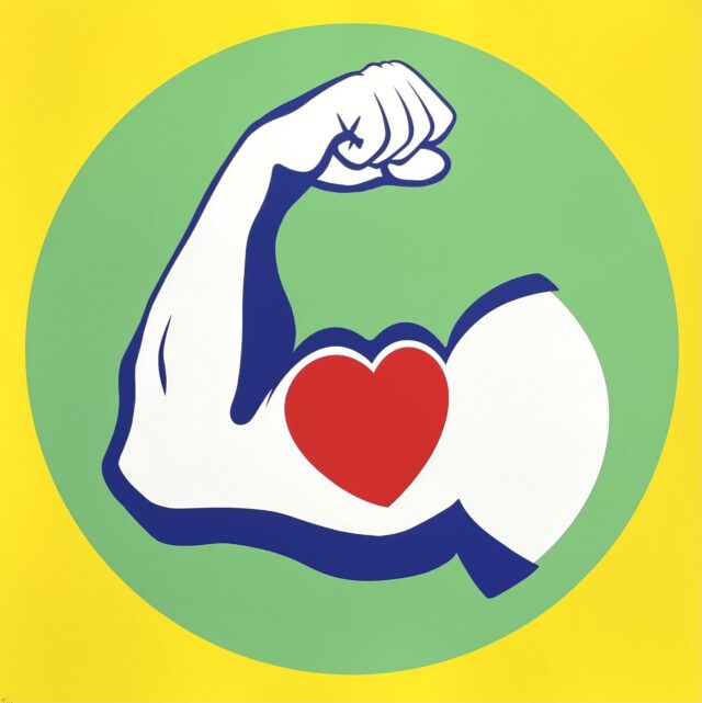 Use Your Muscles yellow