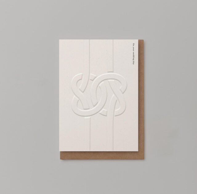 Emboss Mockup master knot WEDDINGDAY