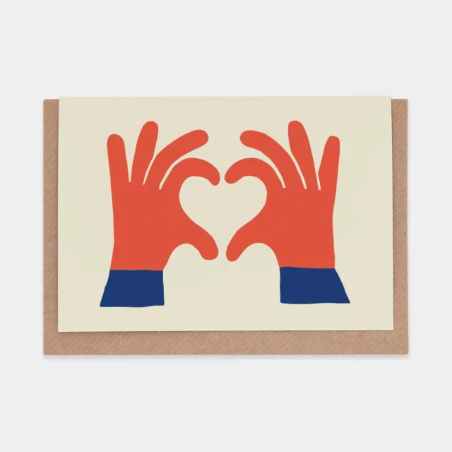 Hand Love Card